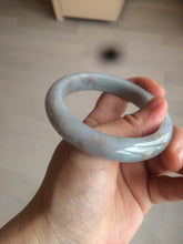 Load image into Gallery viewer, 57.7mm certified Type A 100% Natural red/brown/purple/gray Jadeite Jade bangle BG56-0312