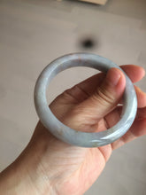 Load image into Gallery viewer, 57.7mm certified Type A 100% Natural red/brown/purple/gray Jadeite Jade bangle BG56-0312