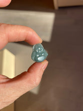 Load image into Gallery viewer, 100% Natural blue gray green  Guatemala jadeite Jade  happy buddha pendant group BH58