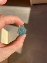 Load image into Gallery viewer, 100% Natural blue gray green  Guatemala jadeite Jade  happy buddha pendant group BH58