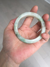 Load image into Gallery viewer, 55.5mm Certified 100% natural Type A fresh green yellow orange jadeite jade bangle BN1-6331