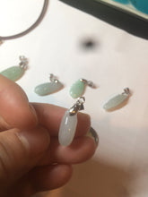 Load image into Gallery viewer, 100% Natural type A icy oily dark green Jadeite Jade seashell (福贝)  pendant F146