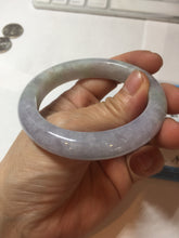 Load image into Gallery viewer, 54mm Certified Type A 100% Natural light green purple Jadeite Jade bangle PC98-9150