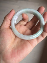 Load image into Gallery viewer, 56.5mm 100% natural type A green/white/purple/red (FU LU SHOU) jadeite jade bangle BP54-0621