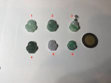 Load image into Gallery viewer, 100% Natural type A sunny green/purple doggy paw Jadeite Jade pendant AX146