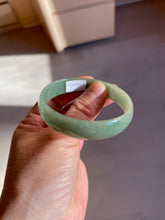 Load image into Gallery viewer, 51.6mm certified Type A 100% Natural oily dark green  thin style Jadeite jade bangle AM72-2823