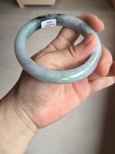 Load image into Gallery viewer, 59mm Certified Type A 100% Natural green gray purple Jadeite Jade bangle AH95-4489