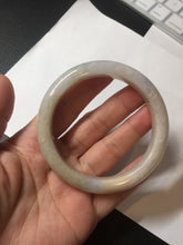 Load image into Gallery viewer, 57.5mm Certified Type A 100% Natural white/yellow/brown (golden sand) Jadeite Jade bangle BM52-7050