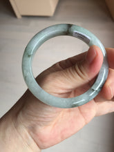 Load image into Gallery viewer, 52.3mm certified 100% natural Type A icy watery dark green jadeite jade bangle AH103-4490