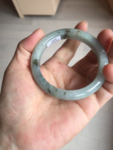 Load image into Gallery viewer, 52.3mm certified 100% natural Type A icy watery dark green jadeite jade bangle AH103-4490