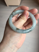 Load image into Gallery viewer, 52.3mm certified 100% natural Type A icy watery dark green jadeite jade bangle AH103-4490