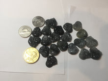 Load image into Gallery viewer, 100% Natural type A black white(Wuji 乌鸡, Shuimo 水墨) small happy Buddha (拇指佛) jadeite Jade pendant group PB44