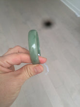 Load image into Gallery viewer, 51.6mm certified Type A 100% Natural oily dark green  thin style Jadeite jade bangle AM72-2823