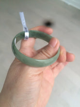 Load image into Gallery viewer, 51.6mm certified Type A 100% Natural oily dark green  thin style Jadeite jade bangle AM73-2825