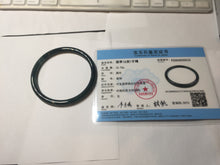 Load image into Gallery viewer, 61mm Certified Type A 100% Natural dark green/blue/gray Guatemala slim round cut Jadeite bangle BP199-5515
