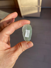 Load image into Gallery viewer, Certified type A 100% Natural icy watery green Jadeite Jade leaf pendant BH59-5-2611