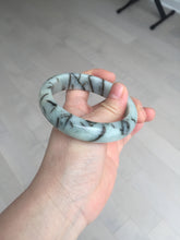 Load image into Gallery viewer, 58mm certified Type A 100% Natural light green/blue/dark green bamboo forest Jadeite Jade bangle BK132-(5294)