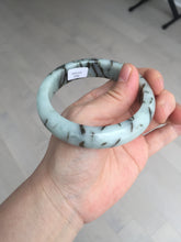 Load image into Gallery viewer, 58mm certified Type A 100% Natural light green/blue/dark green bamboo forest Jadeite Jade bangle BK132-(5294)