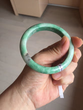 Load image into Gallery viewer, 56.5mm Certified Type A 100% Natural sunny green Jadeite Jade bangle AU7-4441