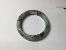 Load image into Gallery viewer, 58mm certified Type A 100% Natural light green/blue/dark green bamboo forest Jadeite Jade bangle BK132-(5294)