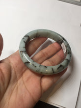 Load image into Gallery viewer, 58mm certified Type A 100% Natural light green/blue/dark green bamboo forest Jadeite Jade bangle BK132-(5294)