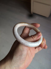 Load image into Gallery viewer, 55mm 100% natural beige yellow pink round cut Coral Jade (珊瑚玉) bangle SY37