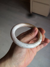 Load image into Gallery viewer, 55mm 100% natural beige yellow pink round cut Coral Jade (珊瑚玉) bangle SY37