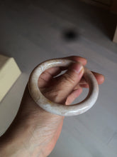 Load image into Gallery viewer, 55mm 100% natural beige yellow pink round cut Coral Jade (珊瑚玉) bangle SY37