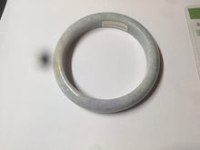 Load image into Gallery viewer, 58mm certified 100% natural light white/green/purple/yellow (Fu Lu Shou) jadeite jade bangle A102-1371