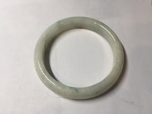 Load image into Gallery viewer, 58mm Certificate light green white orange green jadeite jade bangle BQ68(1013)