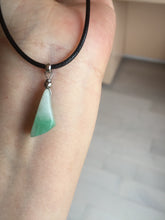 Load image into Gallery viewer, 100% natural type A icy watery sunny green/purple small Jadeite Jade baroque pendant group AX149