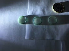 Load image into Gallery viewer, Size 2 3/4 (13.8mm) 100% natural type A icy watery green/blue/purple Guatemala jadeite jade band ring group AA104