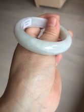 Load image into Gallery viewer, 50mm certified 100% natural Type A icy watery sunny green white red oval jadeite jade bangle BP48-9354