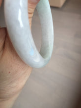 Load image into Gallery viewer, 50mm certified 100% natural Type A icy watery sunny green white red oval jadeite jade bangle BP48-9354