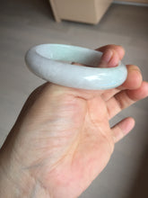 Load image into Gallery viewer, 50mm certified 100% natural Type A icy watery sunny green white red oval jadeite jade bangle BP48-9354