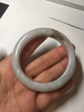 Load image into Gallery viewer, 54.5mm Certified Type A 100% Natural green white blue green brown purple Jadeite Jade bangle H158-7060