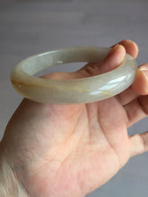 Load image into Gallery viewer, 57.5mm Certified Type A 100% Natural icy watery yellow purple Jadeite Jade bangle BL52-3270