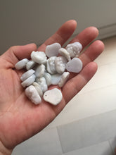 Load image into Gallery viewer, 100% Natural type A light green white small happy buddha (拇指佛) jadeite Jade pendant group F132