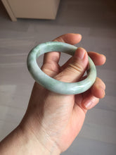 Load image into Gallery viewer, 55.7mm certified 100% natural type A green/yellow/gray jadeite jade bangle AU53-0246