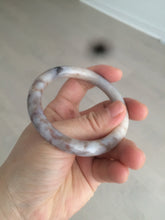 Load image into Gallery viewer, 52.5mm 100% natural beige brown gray beige round cut Coral Jade (珊瑚玉) bangle SY65