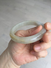 Load image into Gallery viewer, 57.5mm Certified Type A 100% Natural icy watery yellow purple Jadeite Jade bangle BL52-3270