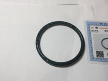 Load image into Gallery viewer, 60.2mm Certified Type A 100% Natural light green/blue/gray Guatemala slim round cut Jadeite bangle BP209-1026