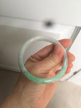 Load image into Gallery viewer, 56.9mm certified 100% natural Type A sunny green jadeite jade bangle L150-5348
