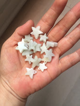 Load image into Gallery viewer, Type A 100% Natural light green/white jadeite Jade star Pendant necklace group F135 Add on item
