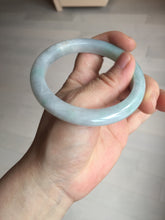 Load image into Gallery viewer, 56.5mm certified 100% natural type A white/light green white purple jadeite jade bangle AH107-0546