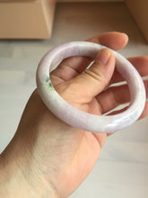 Load image into Gallery viewer, 57.5mm certified 100% natural type A light green/purple/yellow(FU LU SHOU)  jadeite jade bangle BN82-8715