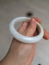 Load image into Gallery viewer, 54.5mm Certified 100% natural Type A sunny green/yellow/white jadeite jade bangle L148-5353