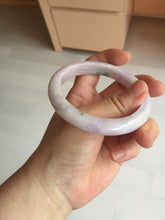 Load image into Gallery viewer, 57.5mm certified 100% natural type A light green/purple/yellow(FU LU SHOU)  jadeite jade bangle BN82-8715