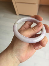 Load image into Gallery viewer, 57.5mm certified 100% natural type A light green/purple/yellow(FU LU SHOU)  jadeite jade bangle BN82-8715