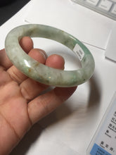 Load image into Gallery viewer, 55.5mm Certified 100% natural Type A fresh green yellow orange jadeite jade bangle BN1-6331